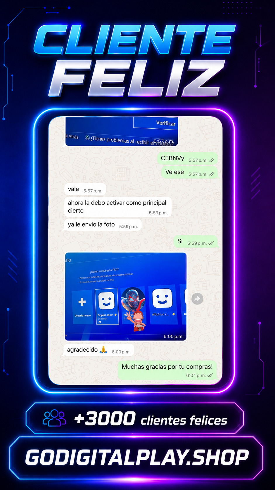 Experiencia de cliente 2